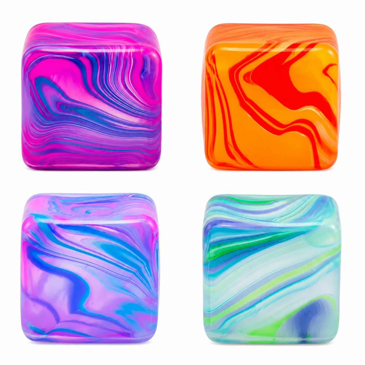 Marble Pattern Cube