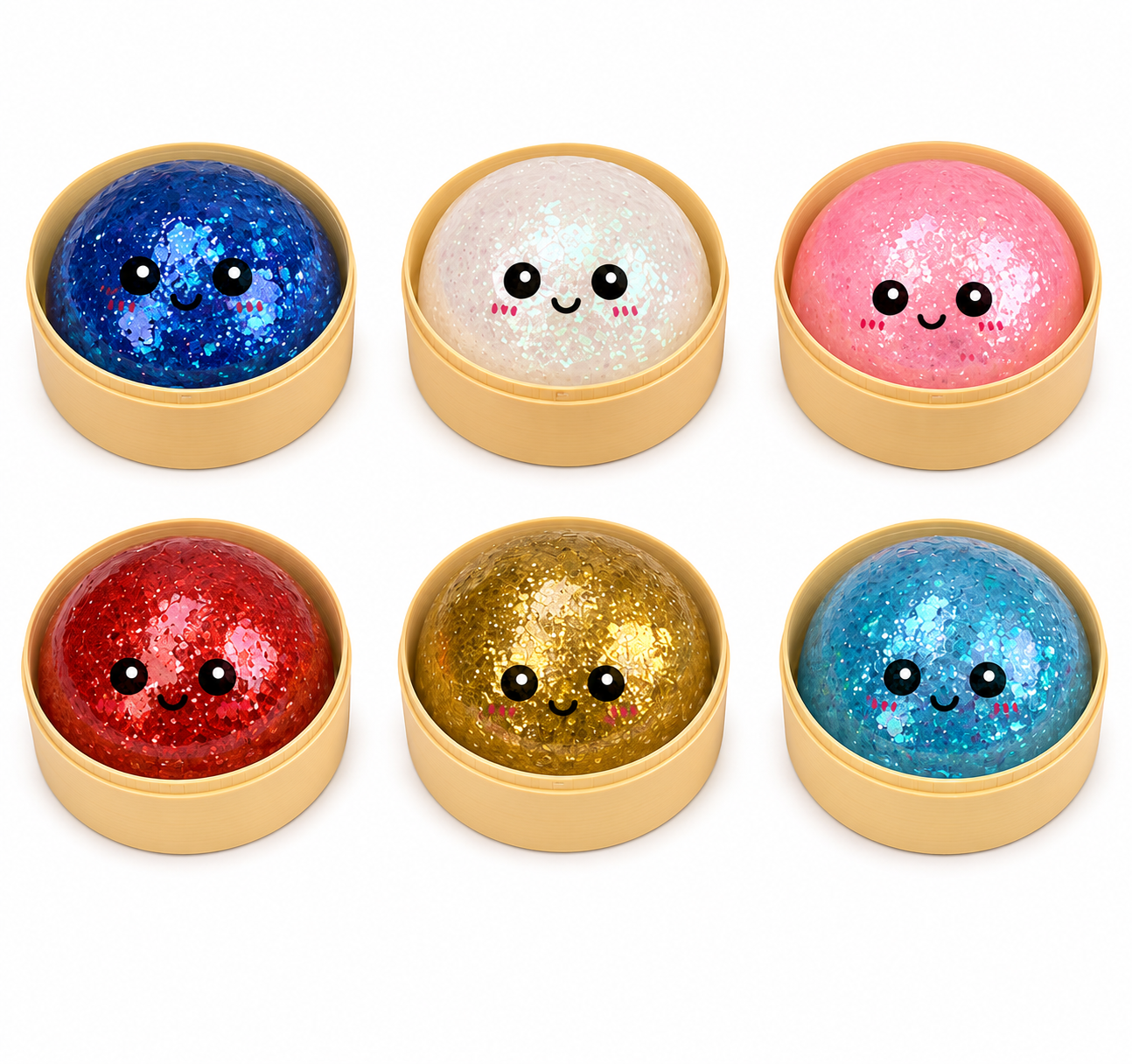 Glitter Bun Squishy