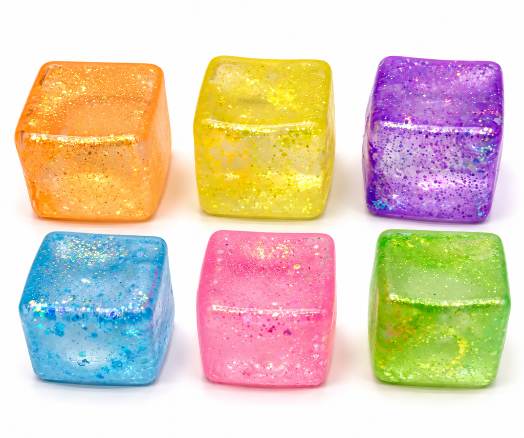 Glitter Cube Squishy