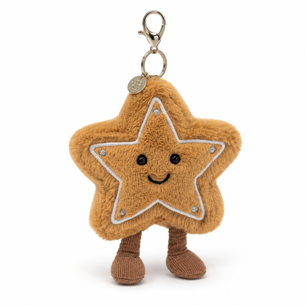 Star Cookies Plush KeyChain