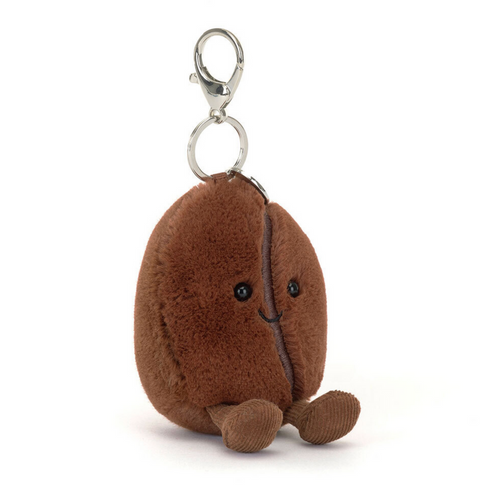 Coffee Beans Plush KeyChain