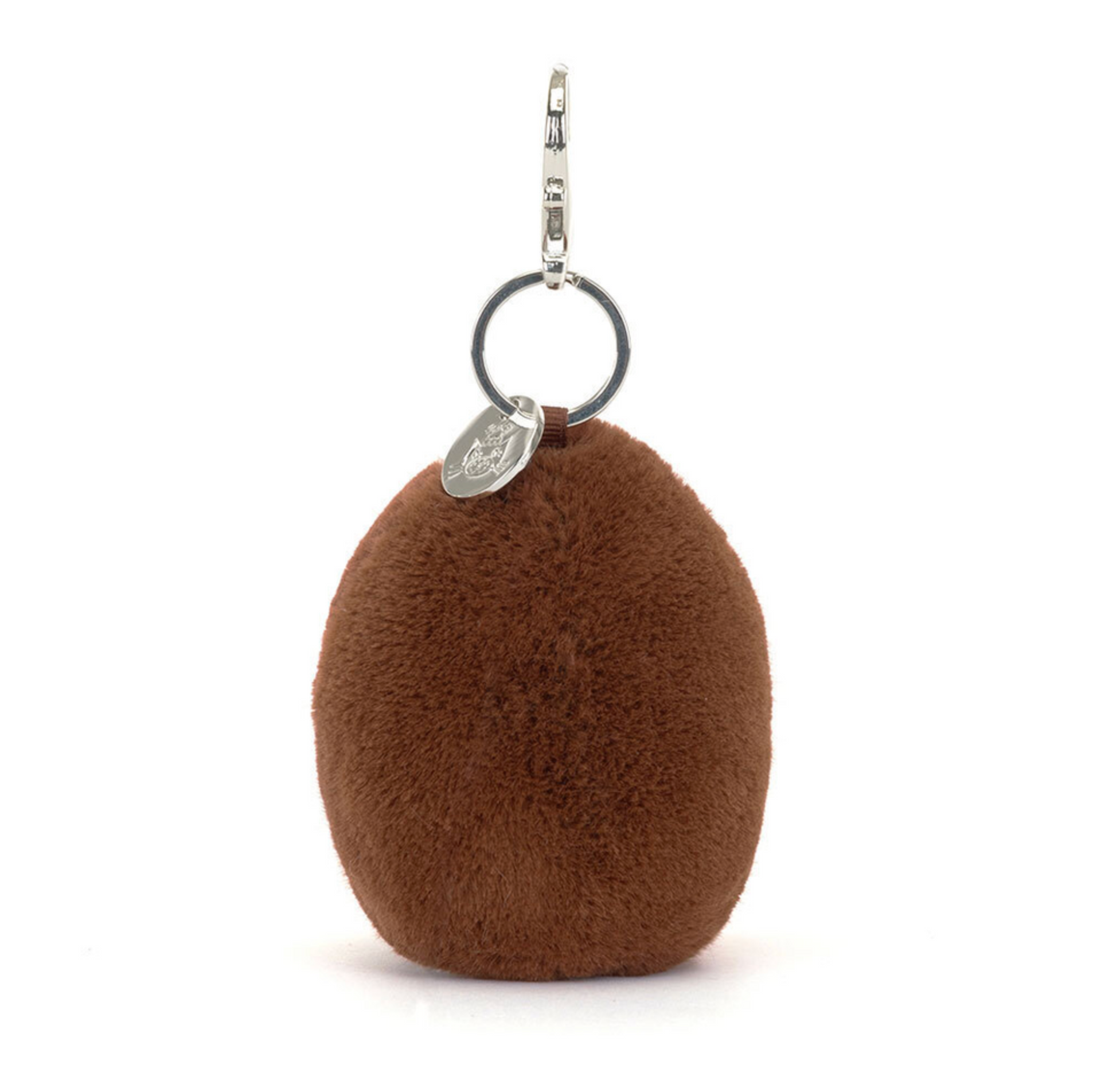 Coffee Beans Plush KeyChain