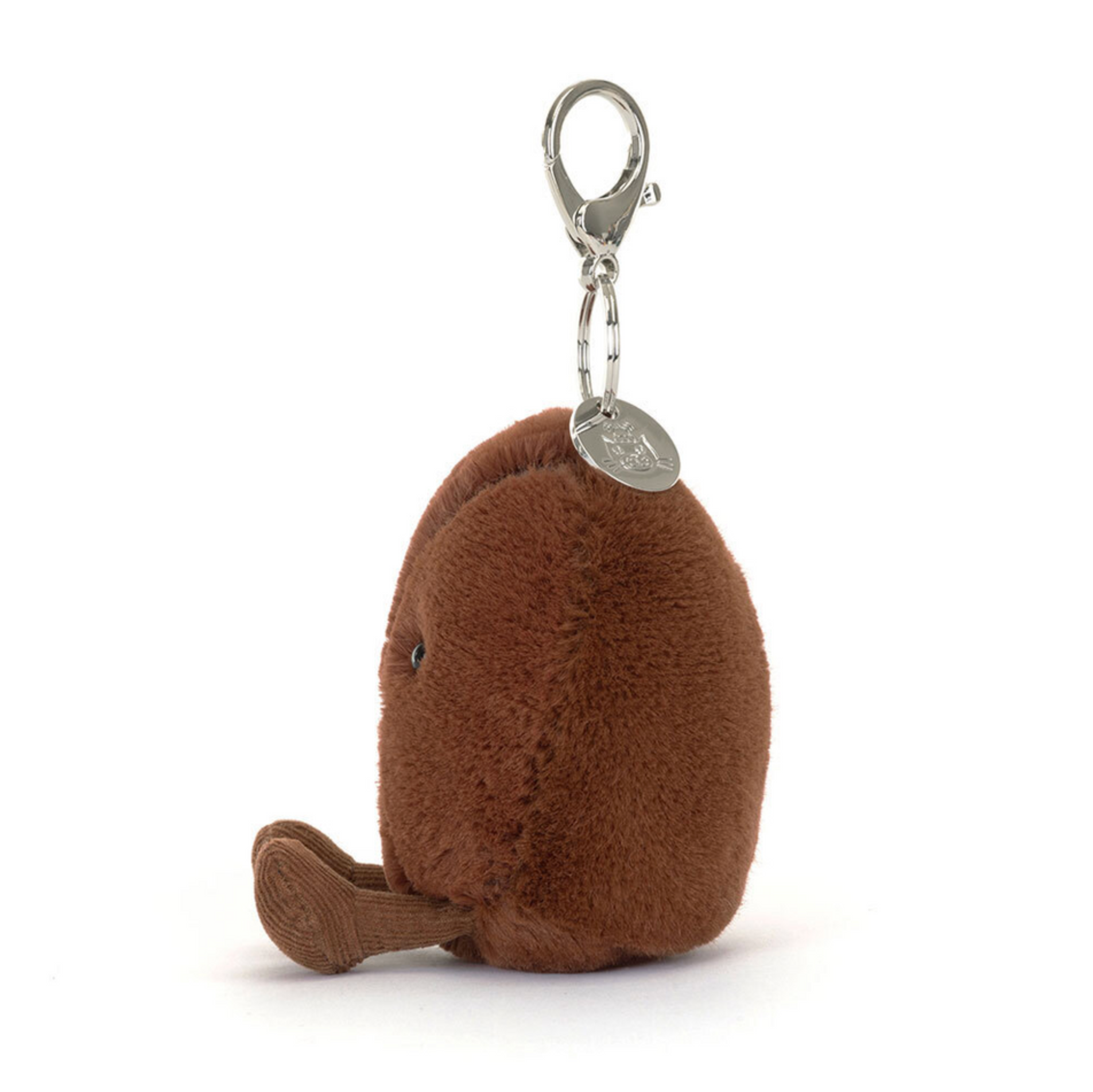 Coffee Beans Plush KeyChain