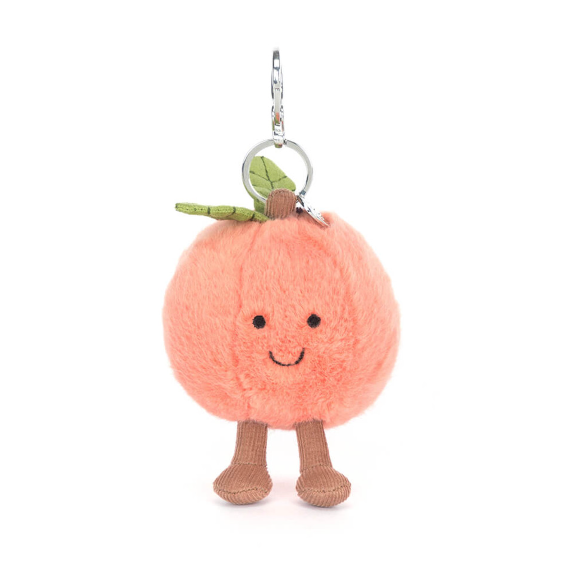 Honey Peach Plush KeyChain