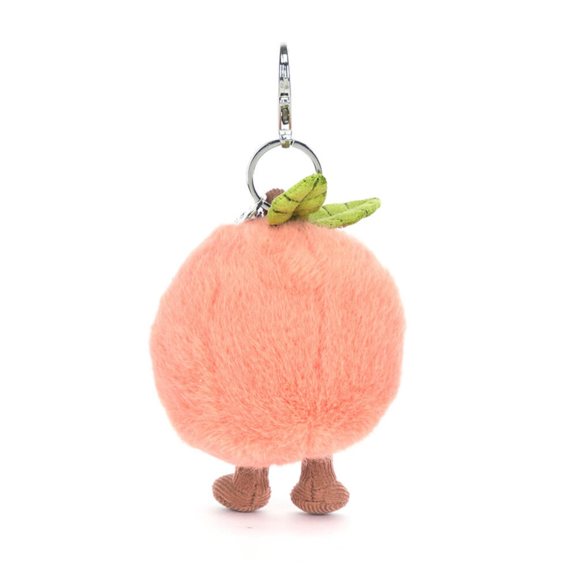 Honey Peach Plush KeyChain