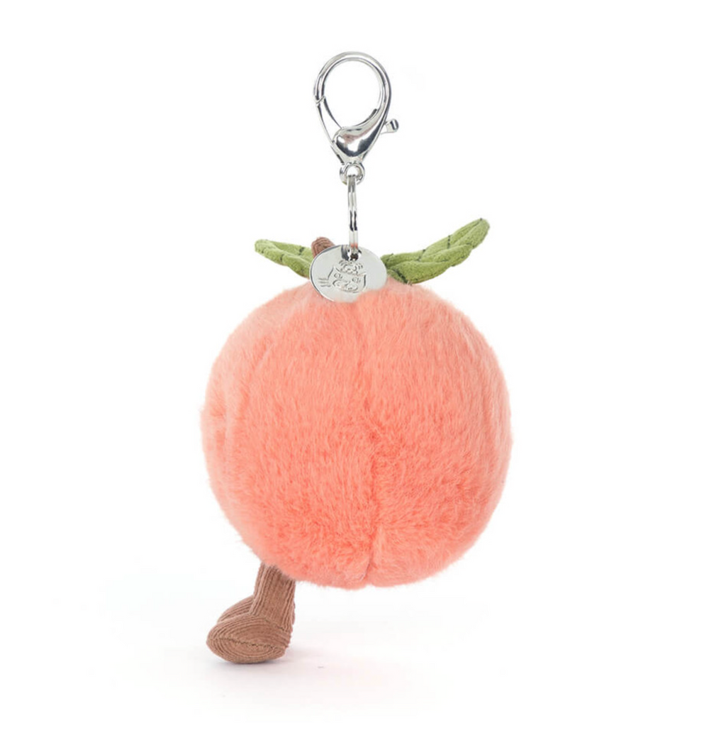 Honey Peach Plush KeyChain