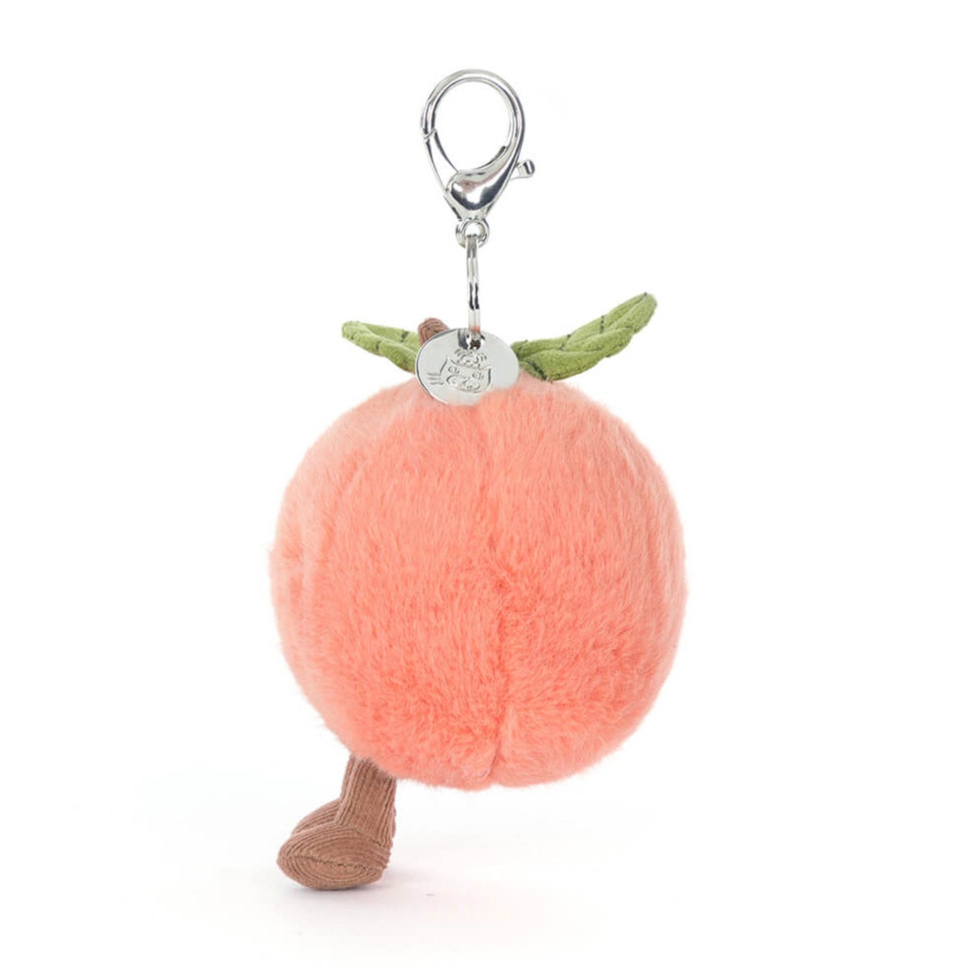 Honey Peach Plush KeyChain
